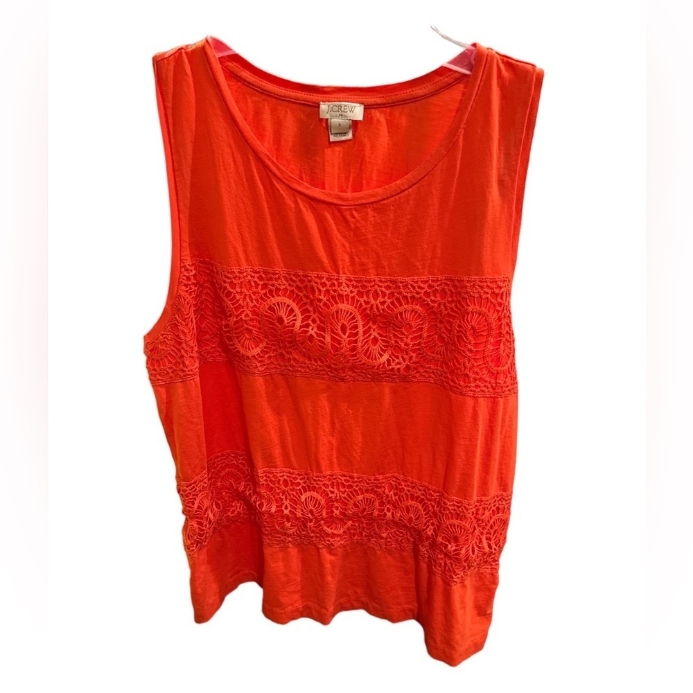 J. Crew Women’s Dress Tank Orange Sz Small Excellent